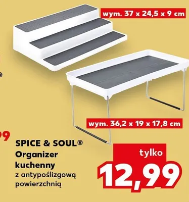 Organizer kuchenny Spice & Soul z antypoślizgową powierzchnią promocja w Kaufland