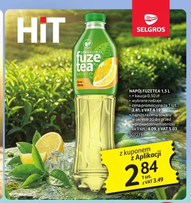 Napój FuzeTea promocja w Selgros