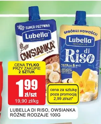 Owsianka Lubella promocja w Bingo