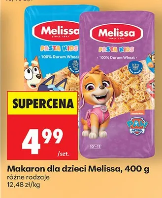 Makaron dla dzieci różne rodzaje promocja w Biedronka