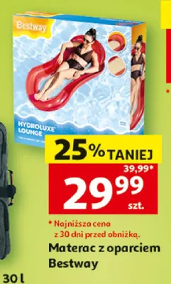 Materac z oparciem Bestway promocja w Auchan