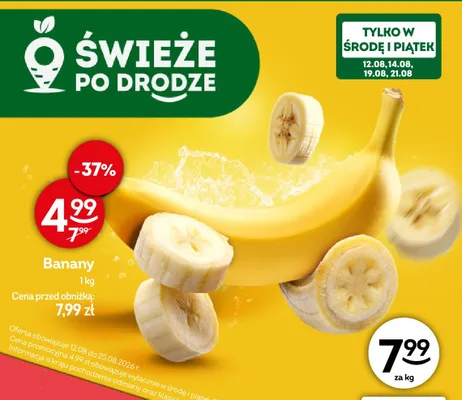Banany promocja w Żabka
