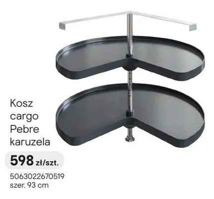 Kosz cargo Pebre karuzela szer. 93cm promocja w Castorama