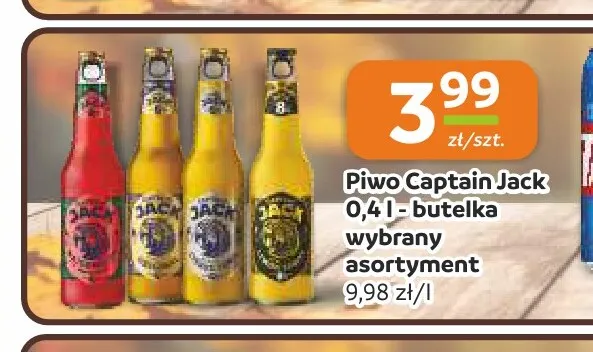 Piwo Captain Jack promocja w Społem Częstochowa
