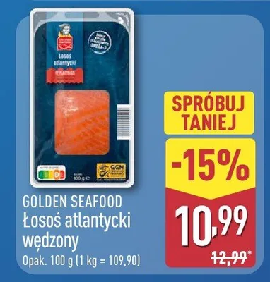 Łosoś atlantycki wędzony promocja w Aldi