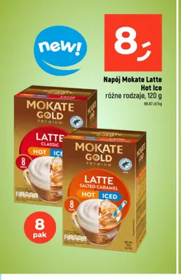 Napój Mokate Gold Premium Latte Classic Hot Ice 8-pak promocja w Dealz