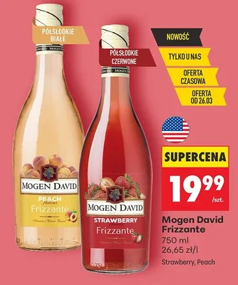 Wino Frizzante Strawberry promocja w Biedronka