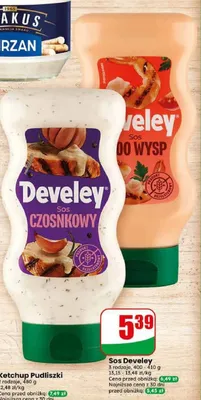 Sos 1000 wysp Develey 400-410g promocja w Dino