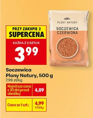 Soczewica czerwona promocja w Biedronka