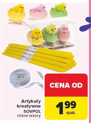 Artykuły kreatywne SOVPOL różne wzory promocja w Carrefour