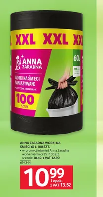 Worki na śmieci Anna Zaradna 35 l promocja w Selgros