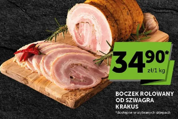 Boczek rolowany od szwagra promocja w Euro Sklep