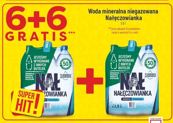 Woda mineralna niegazowana Nałęczowianka promocja w POLOmarket