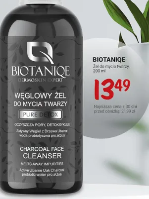 Węglowy żel do mycia twarzy Pure Detox promocja w Rossmann