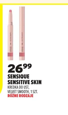 Kredka do ust Sensique Sensitive Skin Velvet Smooth promocja w Drogerie Natura
