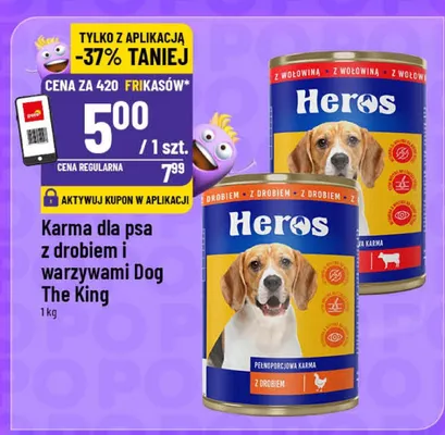 Karma dla psa Heros promocja w POLOmarket