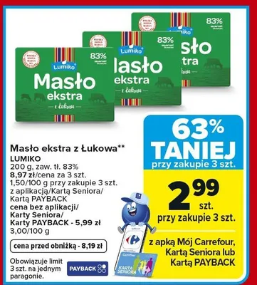 Masło promocja w Carrefour Market