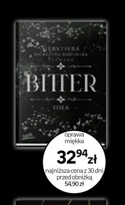 Książka Bitter Idea Katarzyna Barlińska promocja w Empik