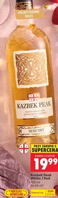 Wino Kazbek Peak Red promocja w Biedronka