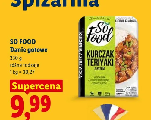 Danie gotowe SO FOOD promocja w Lidl