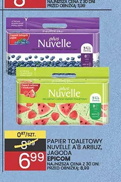Papier toaletowy Nuvelle Arbuz 8-pak promocja w Wafelek