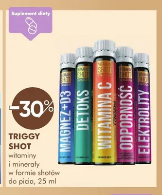 Suplement diety Triggy Shot Elektrolity 25ml promocja w Super-Pharm