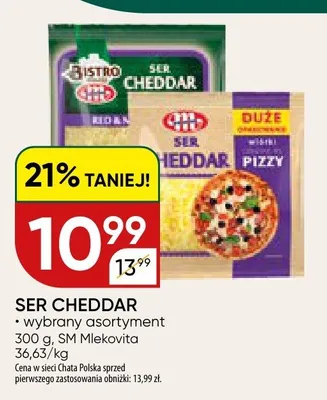 Ser cheddar wybrany asortyment promocja w Chata Polska