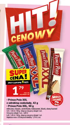 Wafel Prince Polo XXL słony karmel promocja w Twój Market