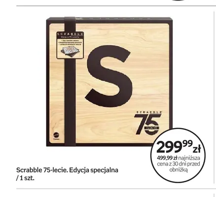Gra Scrabble 75-lecie edycja specjalna promocja w Empik