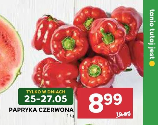 Papryka czerwona promocja w Stokrotka