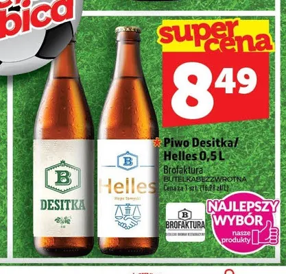 Piwo Helles Brofaktura promocja w TOPAZ