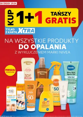 Produkty do opalania promocja w Kaufland