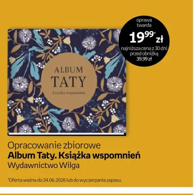 Książka Album Taty. Książka wspomnień promocja w Empik