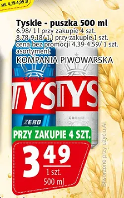 Piwo bezalkoholowe Tyskie promocja w Prim Market