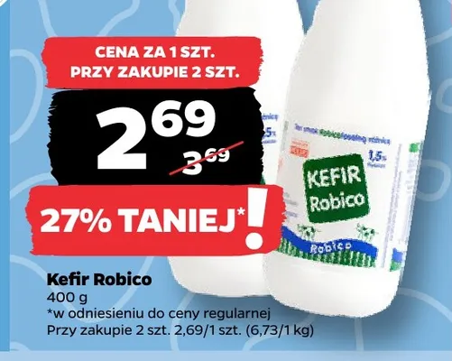 Kefir Robico promocja w Netto