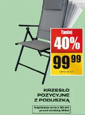 Krzesło pozycyjne z poduszką promocja w Supeco