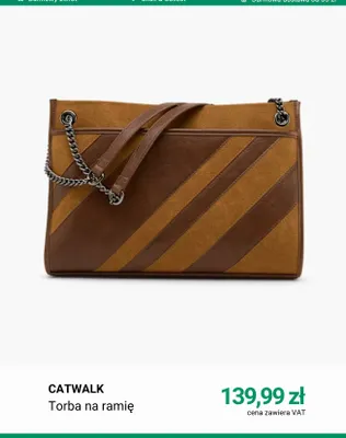 Torba na ramię Catwalk promocja w Deichmann