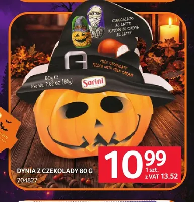 Dynia z czekolady Sorini promocja w Selgros