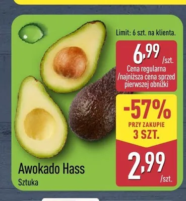 Awokado Hass promocja w Aldi
