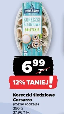Koreczki śledziowe, różne rodzaje promocja w Netto
