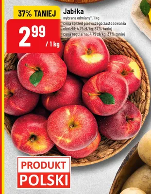 Jabłka promocja w POLOmarket