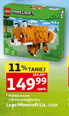 Lego Minecraft Lis 21588 promocja w Auchan