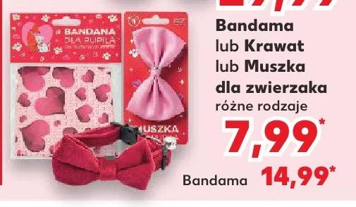 Krawat dla zwierzaka różne rodzaje promocja w Kaufland