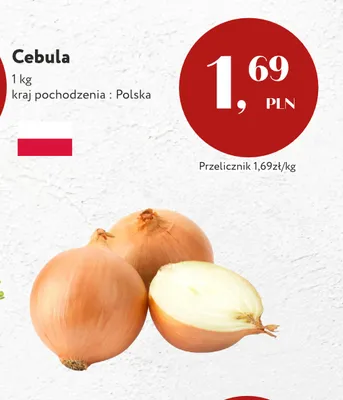 Cebula polska promocja w Market Point