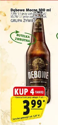 Piwo Dębowe Mocne promocja w Prim Market