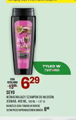 Wzmacniający szampon do włosów jedwab Seyo promocja w Drogerie Natura