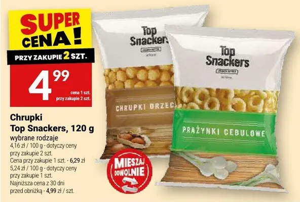 Chrupki Top Snackers promocja w Twój Market