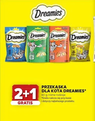Przekąska dla kota Dreamies promocja w Stokrotka