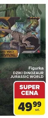 Figurka DZIKI DINOZAUR JURASSIC WORLD promocja w Carrefour