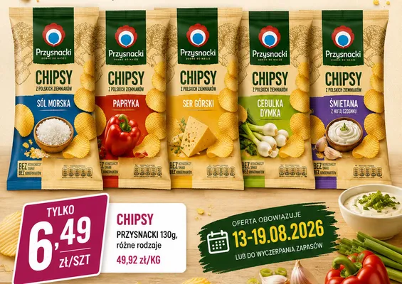 Chipsy Przysnacki Ser Górski promocja w emma MARKET